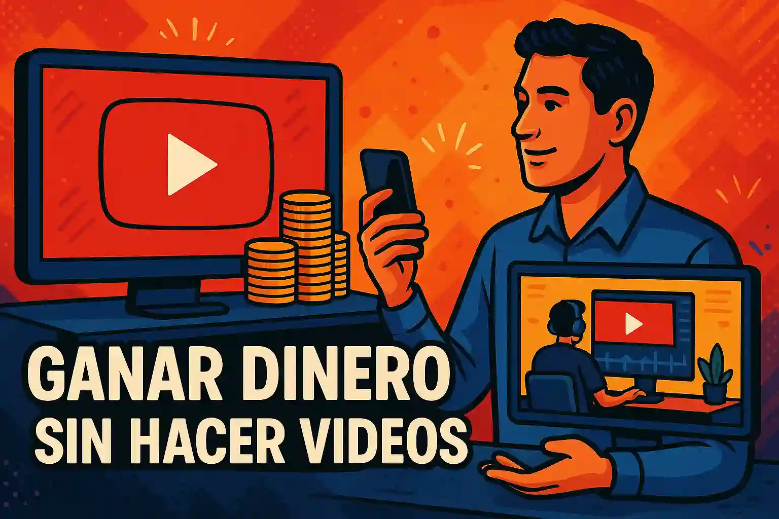 Ganar Dinero con YouTube sin Hacer Videos: delega la creación