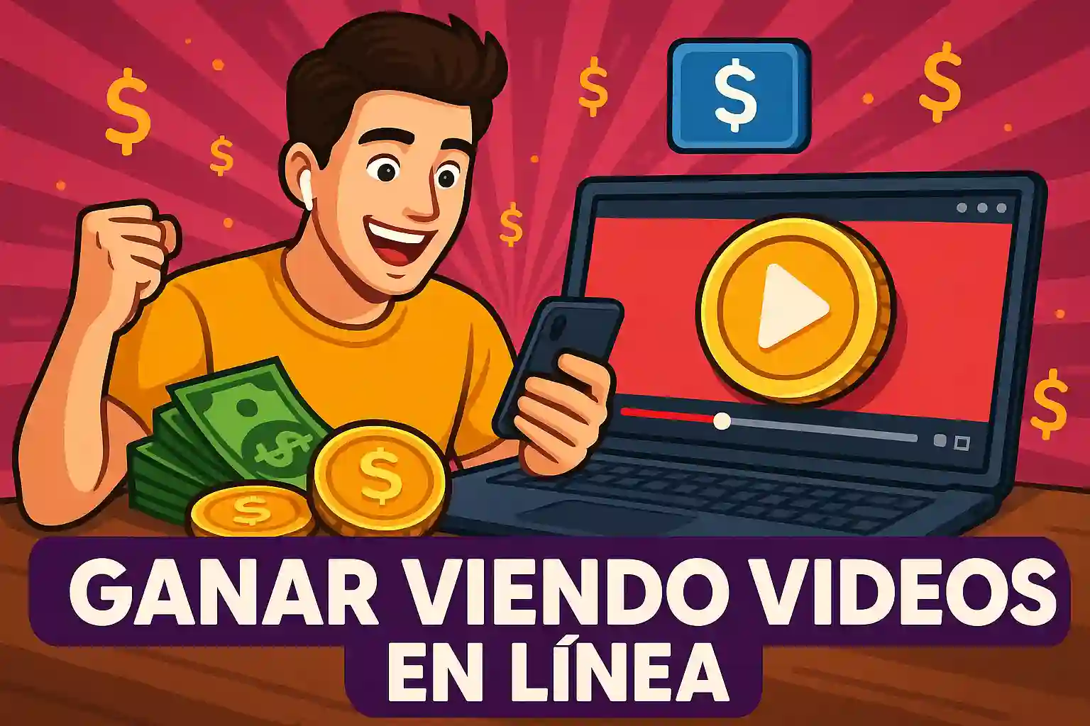 Ganar Viendo Videos en Línea: webs especializadas en pagos