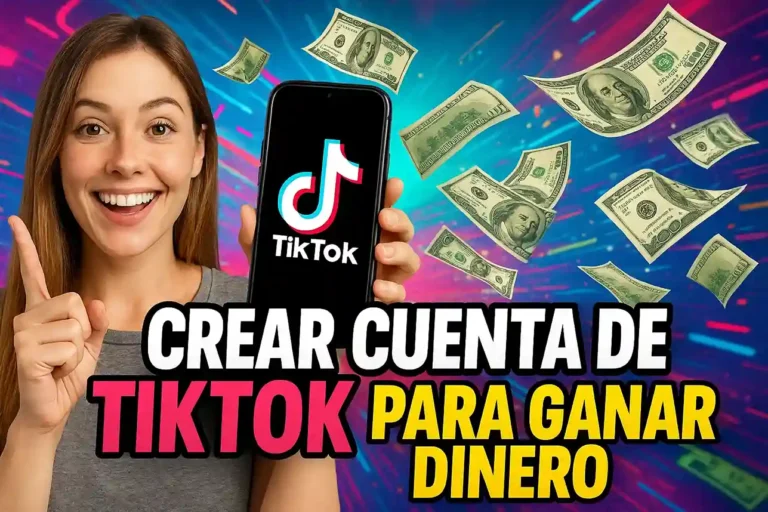 Crear Cuenta de TikTok para Ganar Dinero